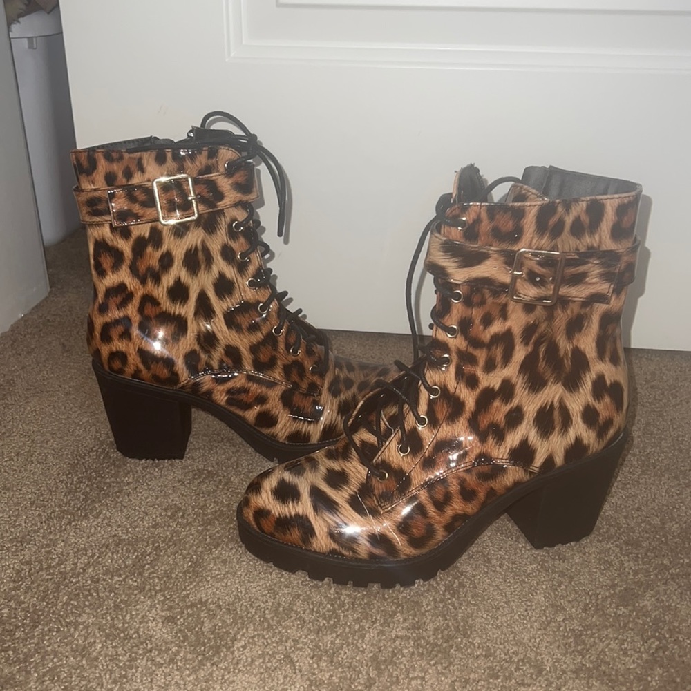 Cheetah Boots